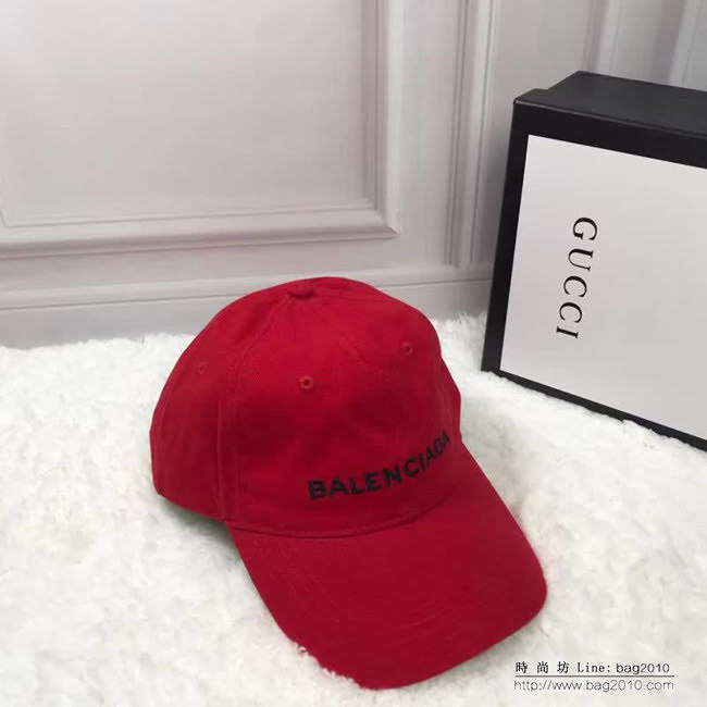 BALENCIAGA巴黎世家 2018百搭款 棒球帽 男女同款 LLWJ6992